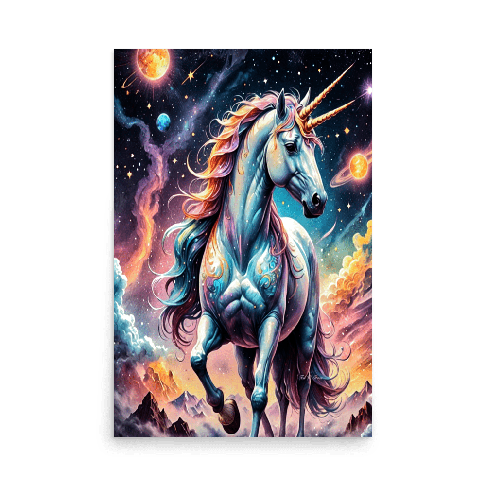 Stardust Gallop - Enhanced Matte Poster Home & Garden > Decor > Artwork > Posters, Prints, & Visual Artwork