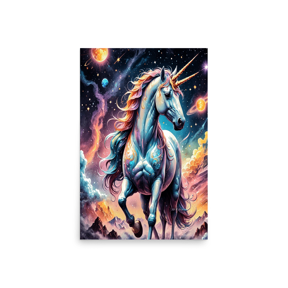 Stardust Gallop - Enhanced Matte Poster Home & Garden > Decor > Artwork > Posters, Prints, & Visual Artwork