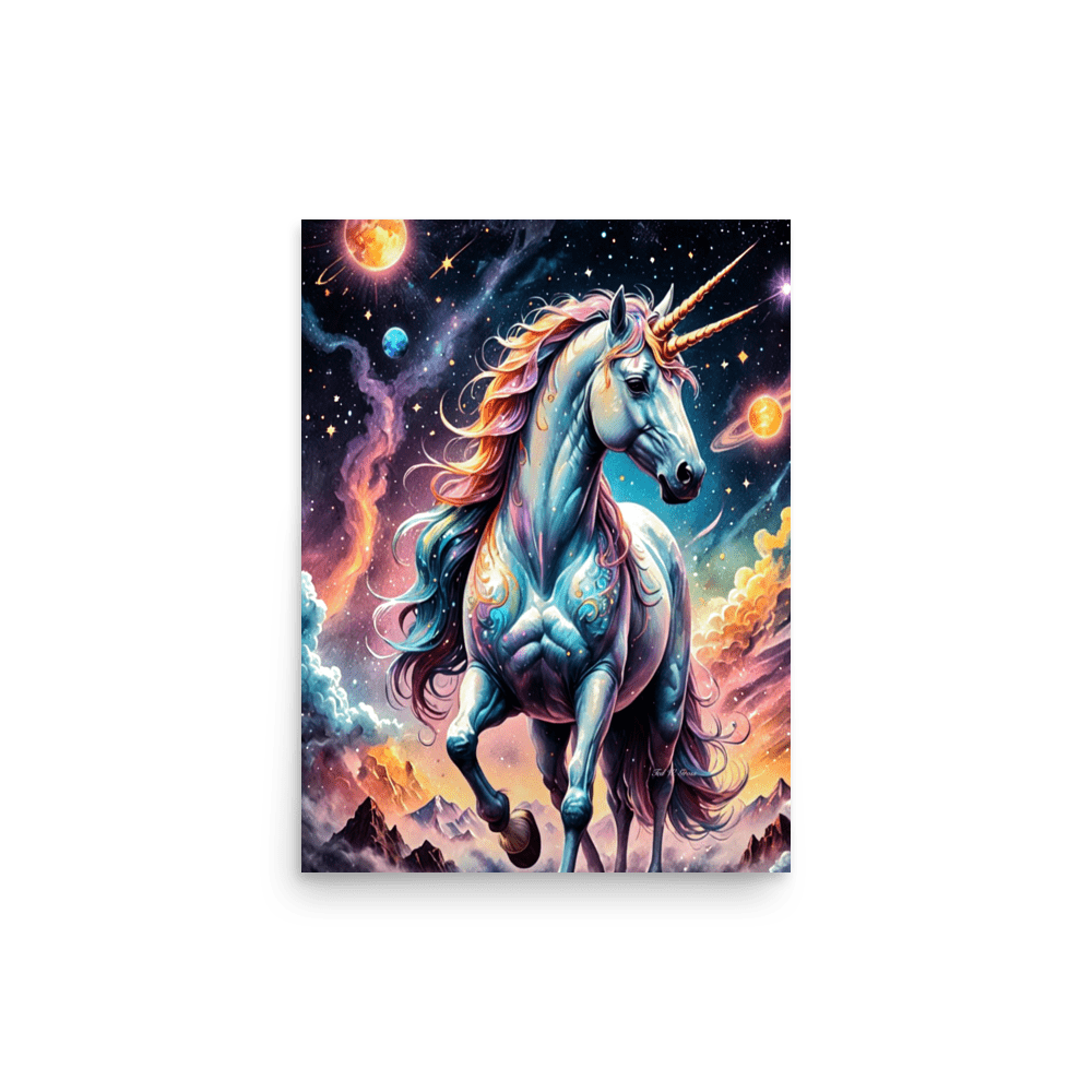 Stardust Gallop - Enhanced Matte Poster Home & Garden > Decor > Artwork > Posters, Prints, & Visual Artwork