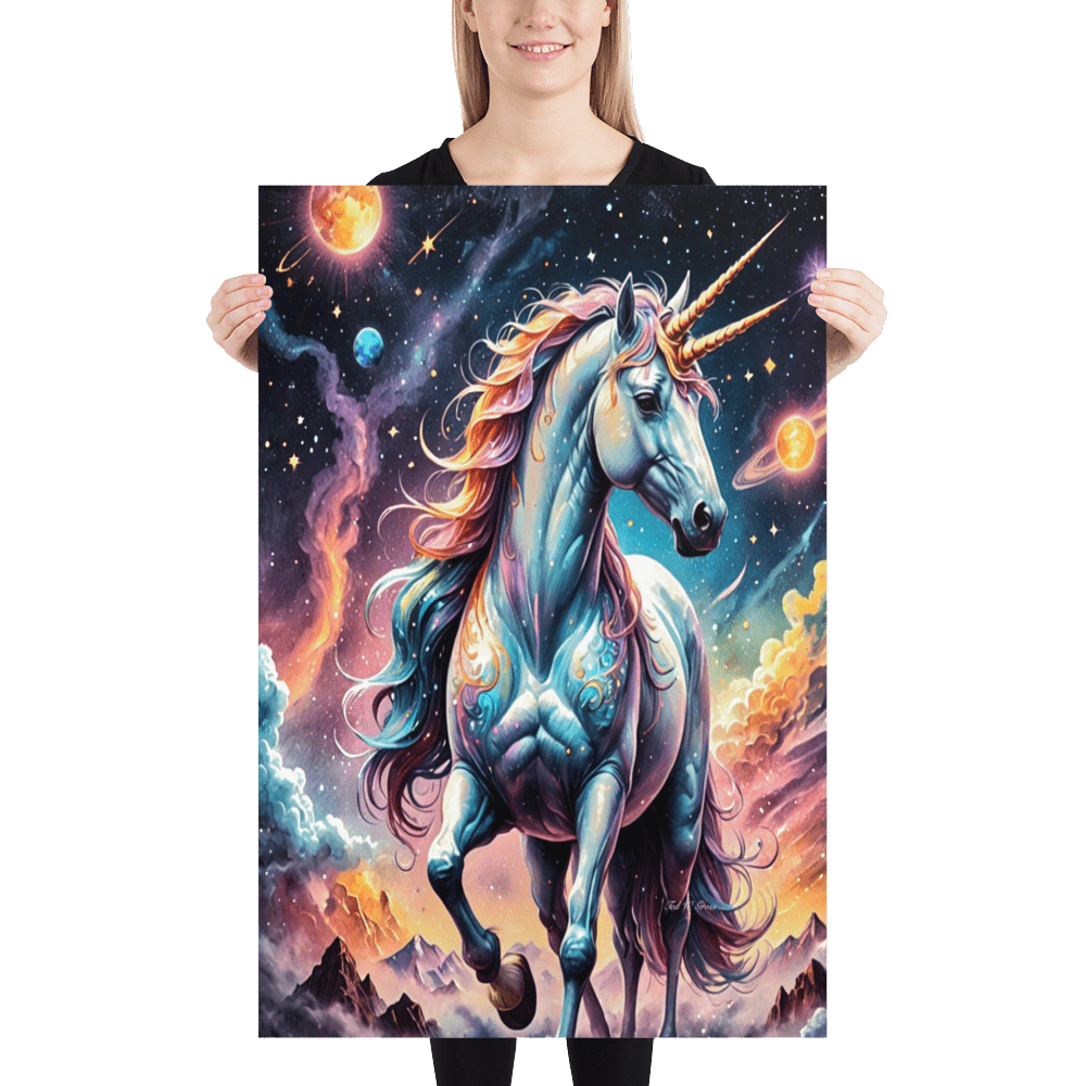 Stardust Gallop - Enhanced Matte Poster Home & Garden > Decor > Artwork > Posters, Prints, & Visual Artwork