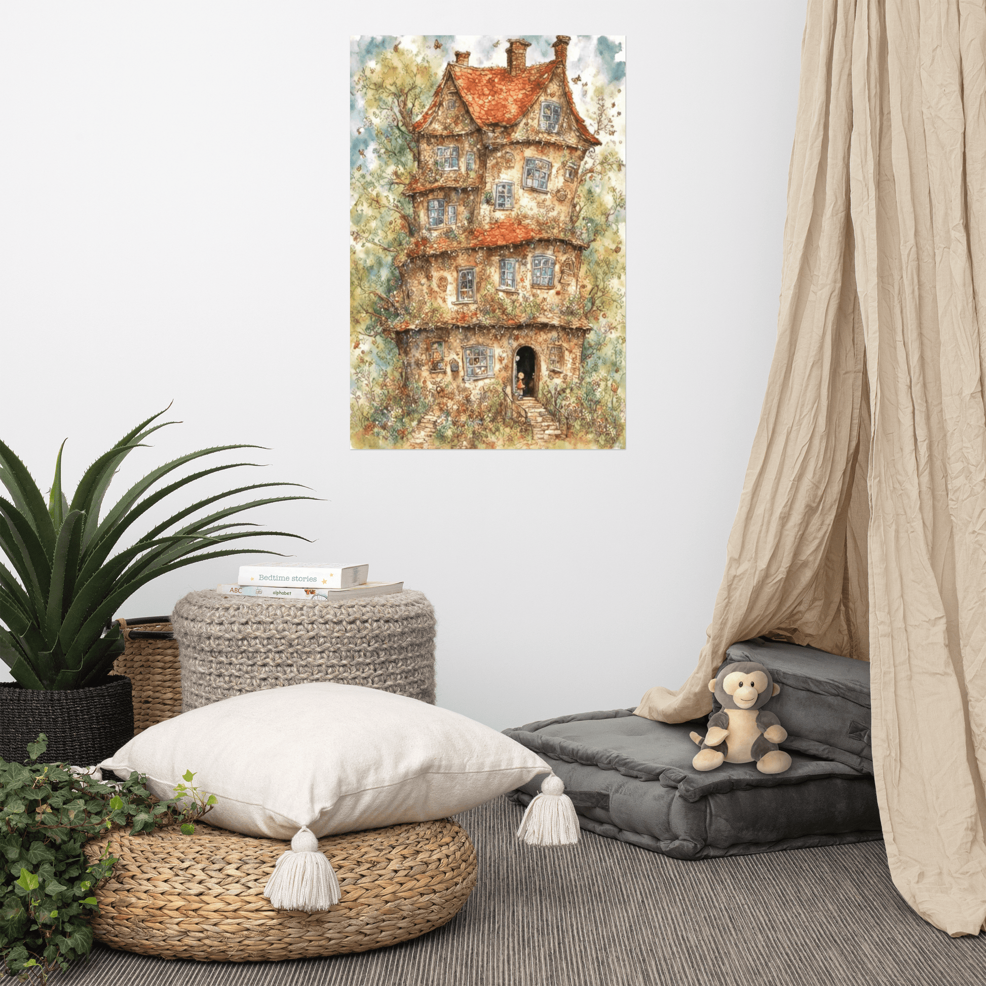 Storybook Sanctuary - Enhanced Matte Poster Home & Garden > Decor > Artwork > Posters, Prints, & Visual Artwork