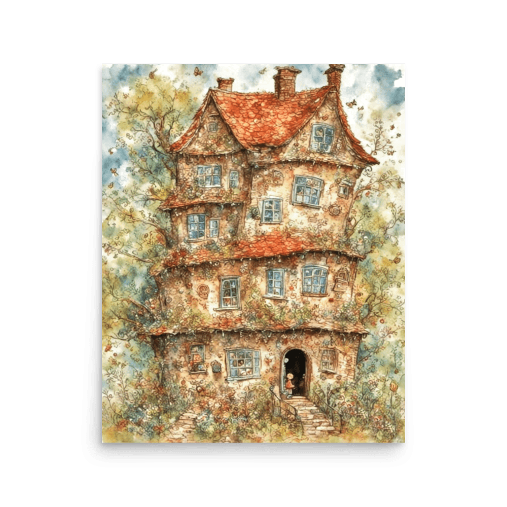 Storybook Sanctuary - Enhanced Matte Poster Home & Garden > Decor > Artwork > Posters, Prints, & Visual Artwork