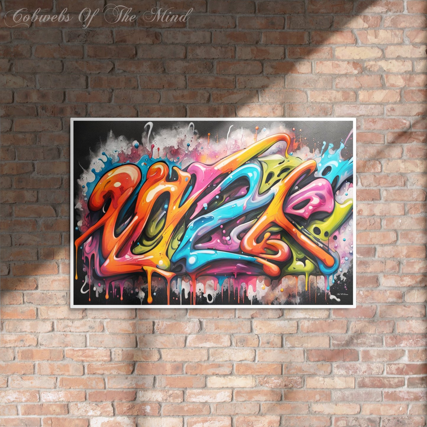 Street Art Fusion - Metal prints Printed Digital Art