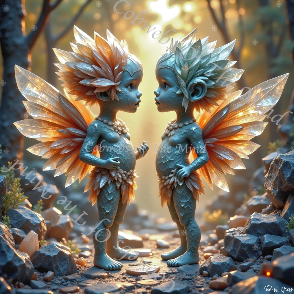 Sunbeam Watchers - Prismlings NFT Legendary 1-Drop Art > Digital Art > Cobwebs Of The Mind > Abstract > Digital Compositions