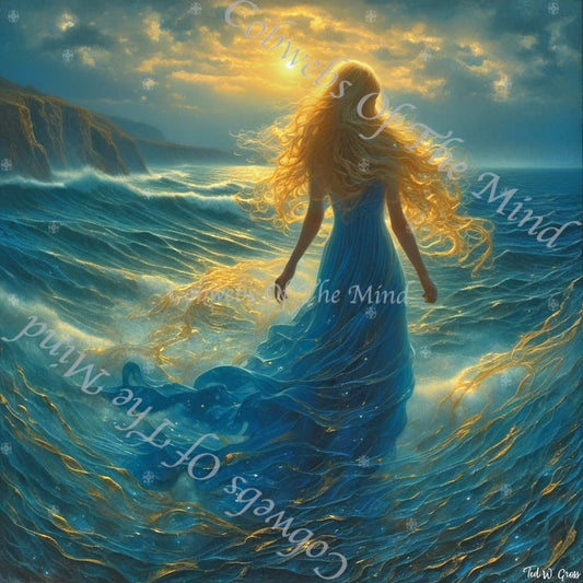 Sunset Wave - OpenSea Feminine Mosaic NFT 1 - Drop - Cobwebs Of The Mind