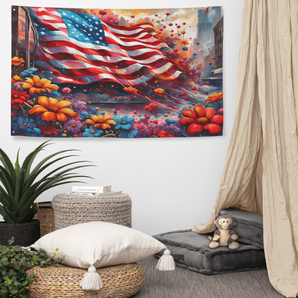 Surreal American Pride - Flag Home & Garden > Decor > Artwork > Posters, Prints, & Visual Artwork