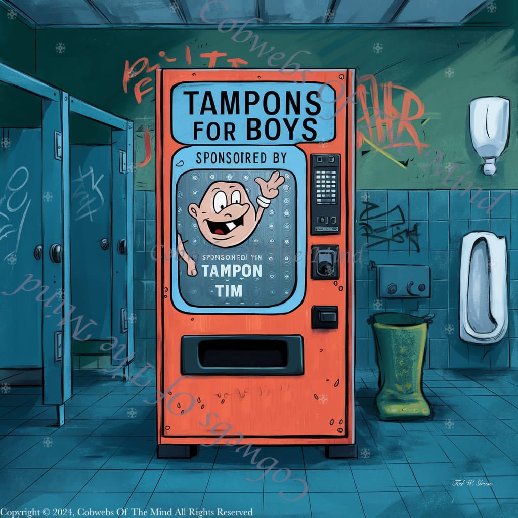 Tampons For Tim #1 - Digital Art - Cobwebs Of The Mind