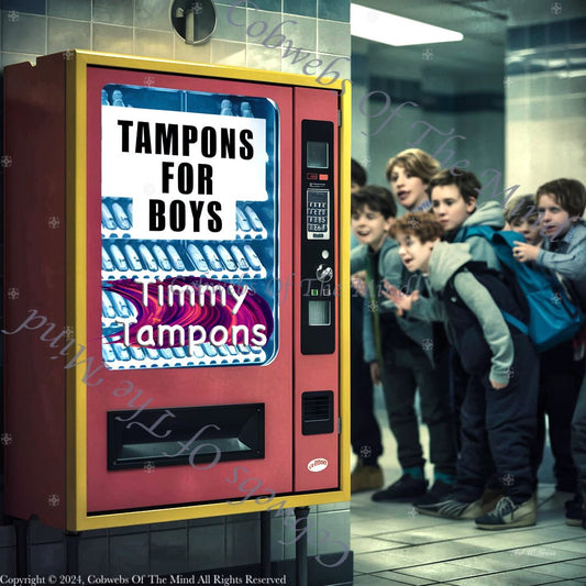 Tampons For Tim #4 - Digital Art - Cobwebs Of The Mind