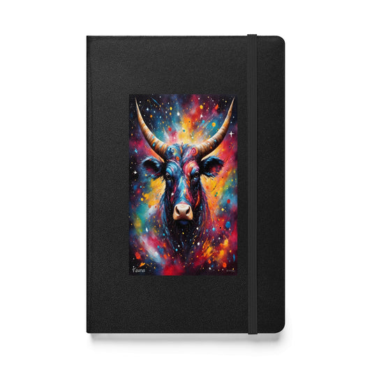 Taurus - Elegant Hardcover Journal Notebook Cobwebs Of The Mind Journals printful journals zodiac Journals Black