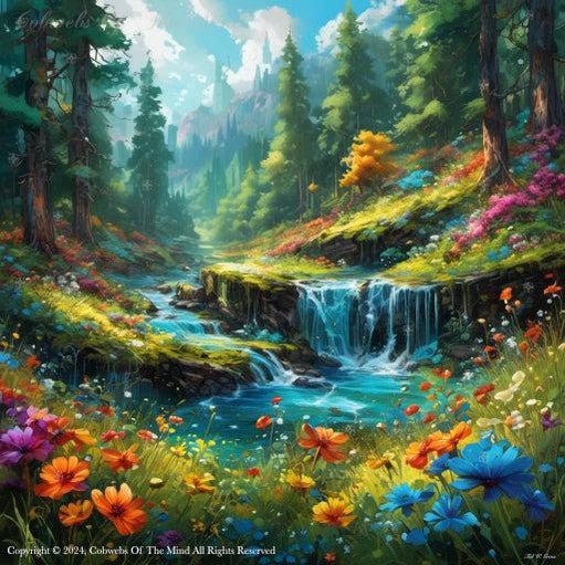 The Awesome Colors Of Nature #nature beauty color flowers forest vibrant Digital Art