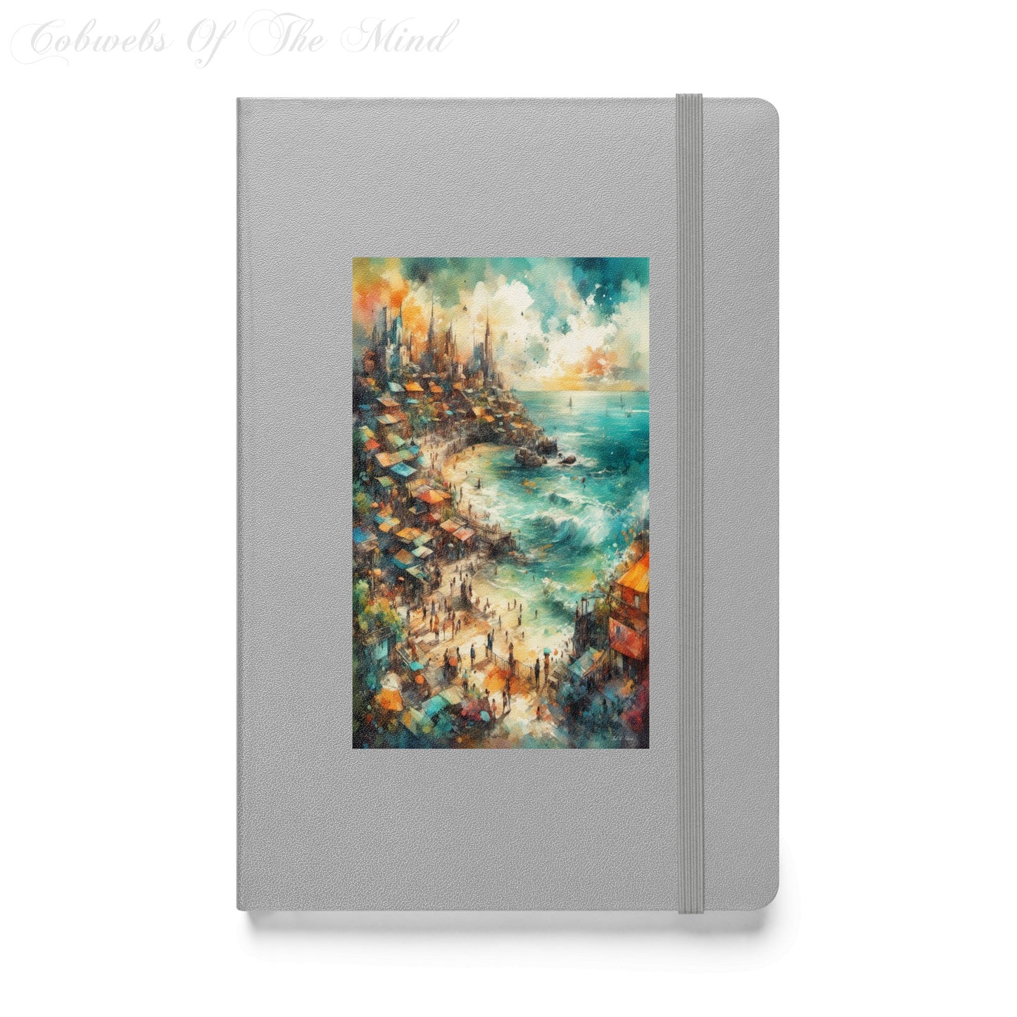 The Coastal Market Canvas - Elegant Hardcover Journal Notebook Journals