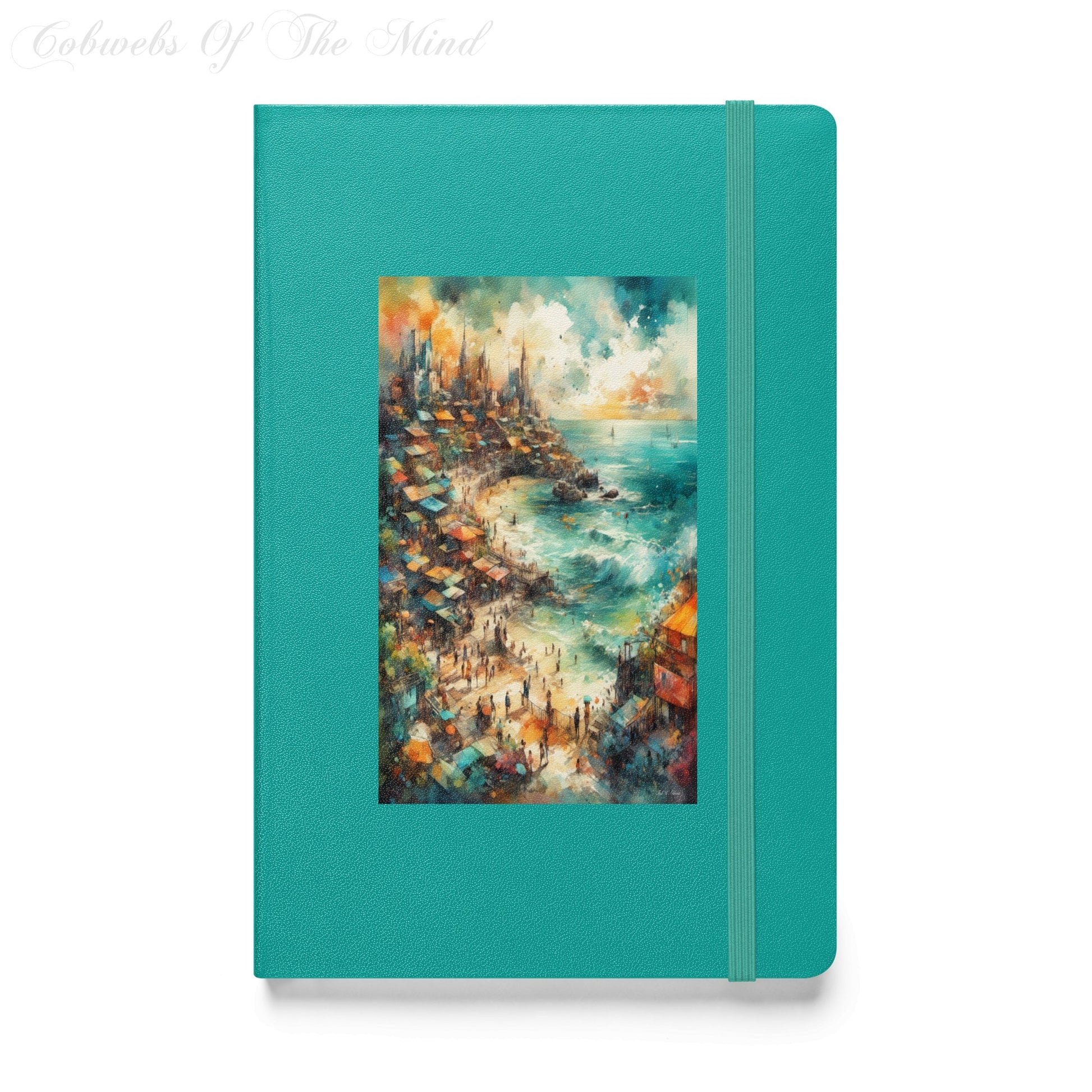 The Coastal Market Canvas - Elegant Hardcover Journal Notebook Journals