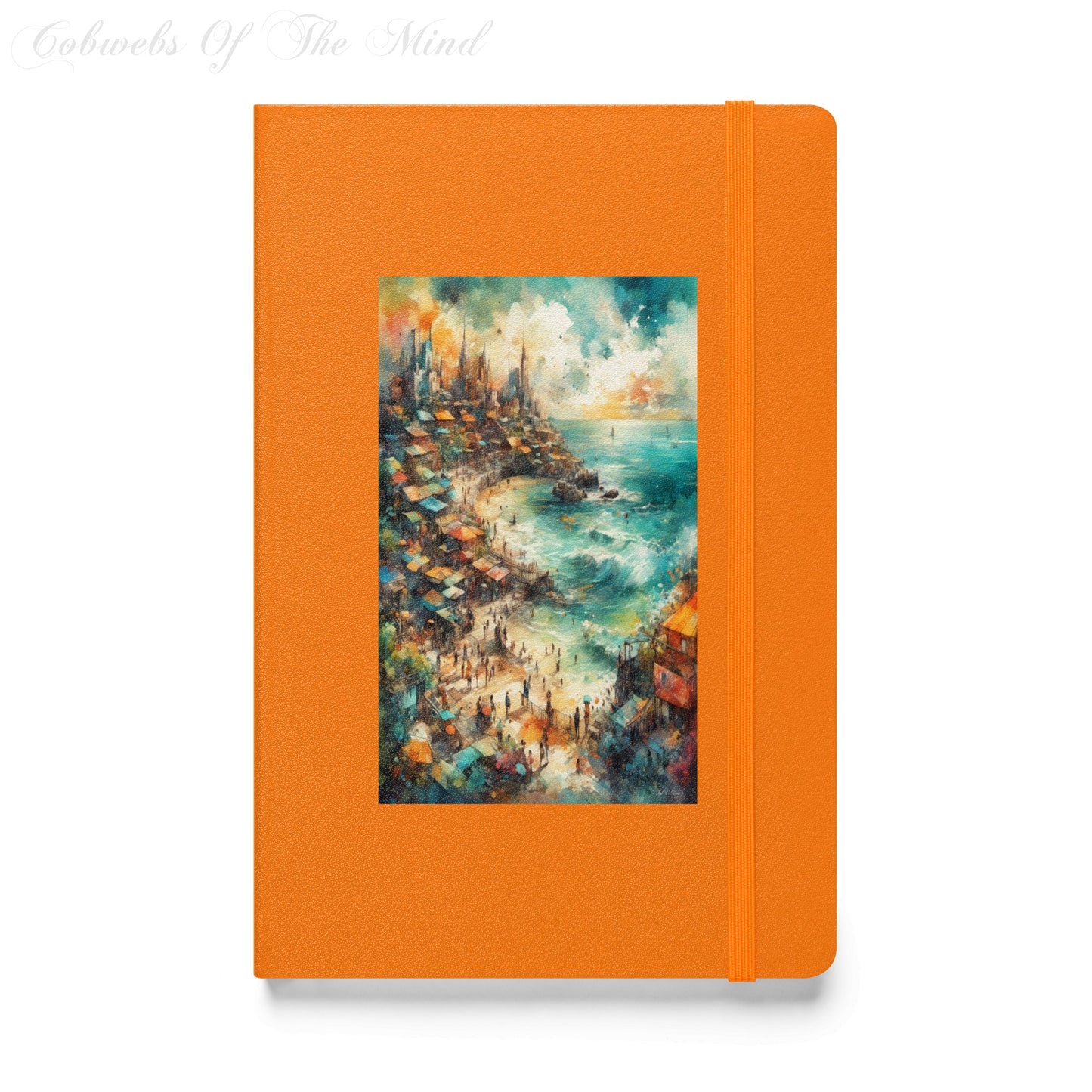 The Coastal Market Canvas - Elegant Hardcover Journal Notebook Journals