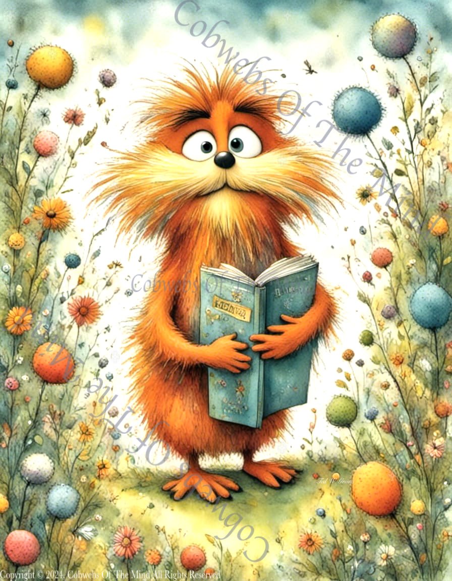 The Literary Lorax - Digital Art Art > Digital Art > Cobwebs Of The Mind > Abstract > Digital Compositions