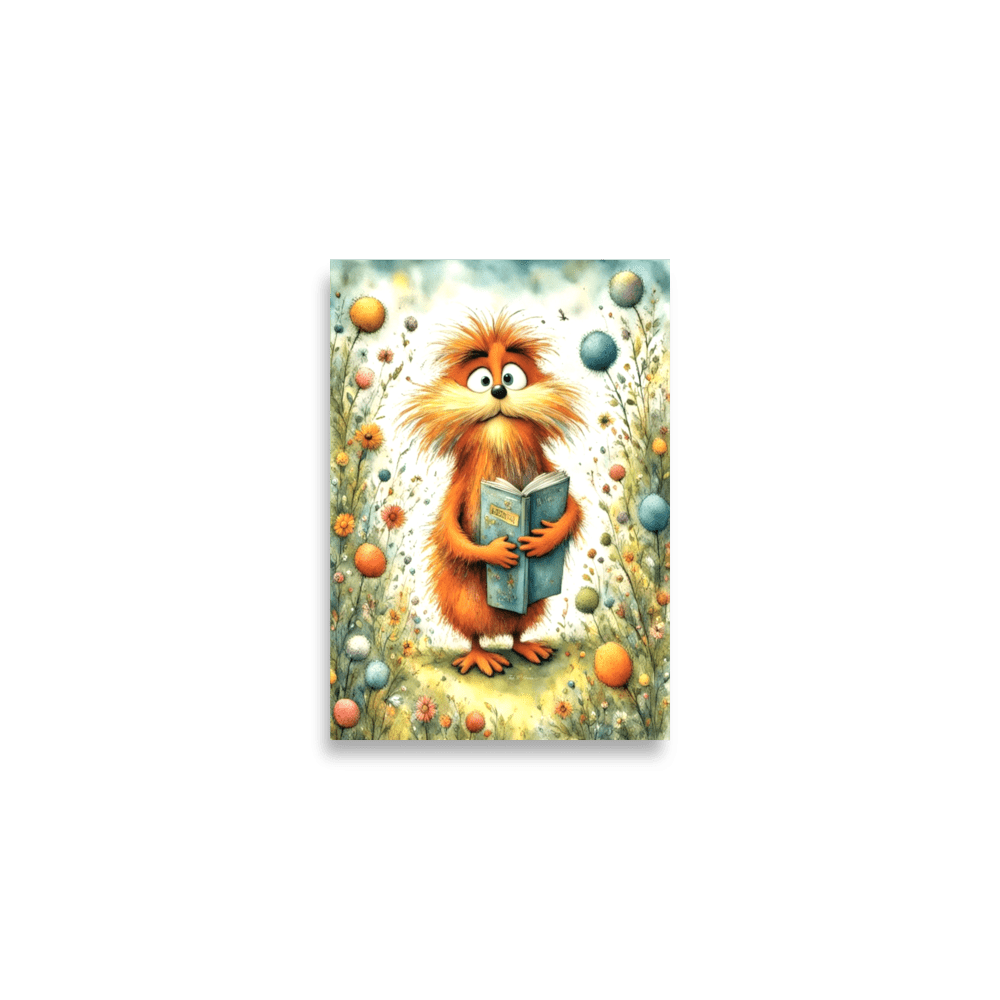 The Literary Lorax - Enhanced Matte Poster Home & Garden > Decor > Artwork > Posters, Prints, & Visual Artwork