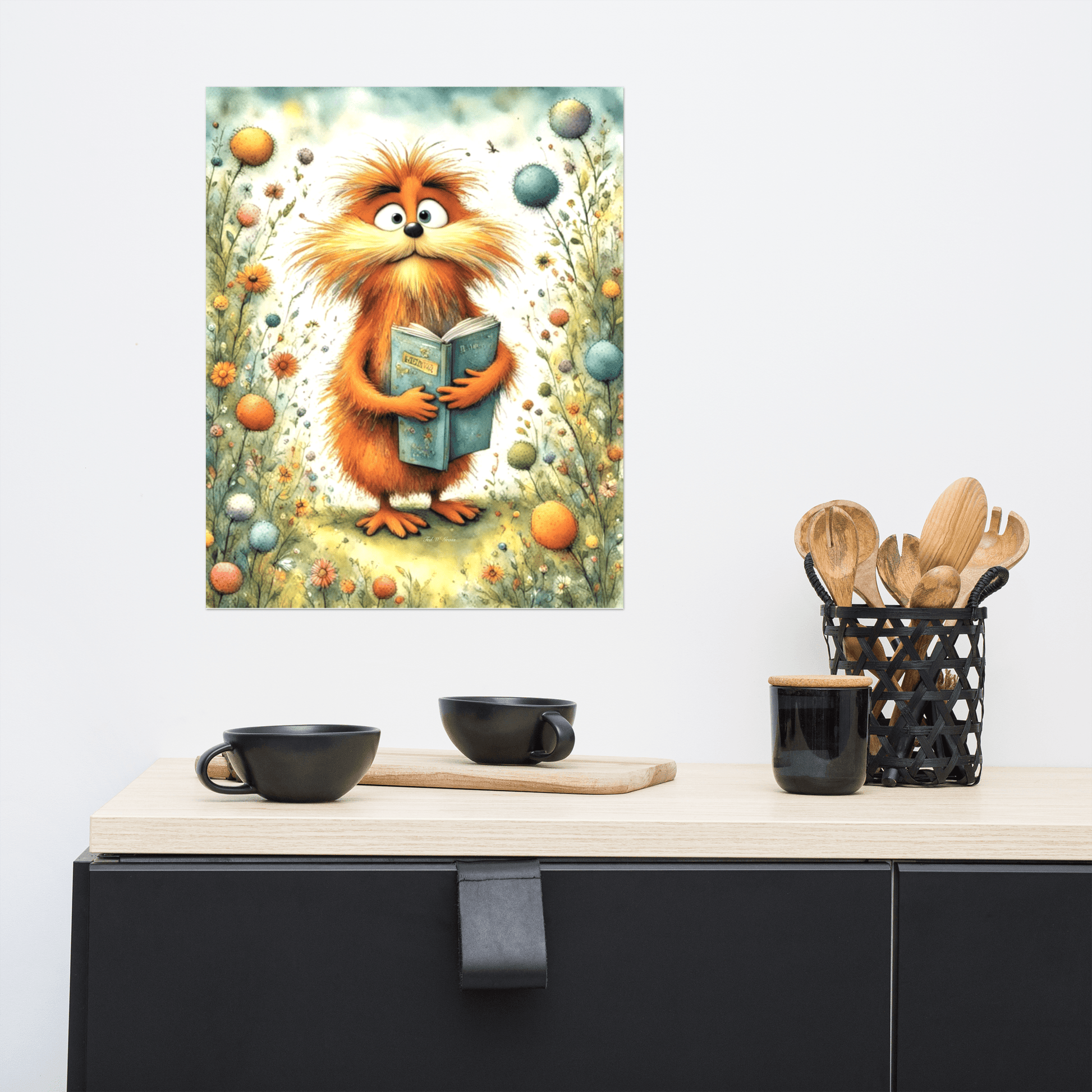 The Literary Lorax - Enhanced Matte Poster Home & Garden > Decor > Artwork > Posters, Prints, & Visual Artwork