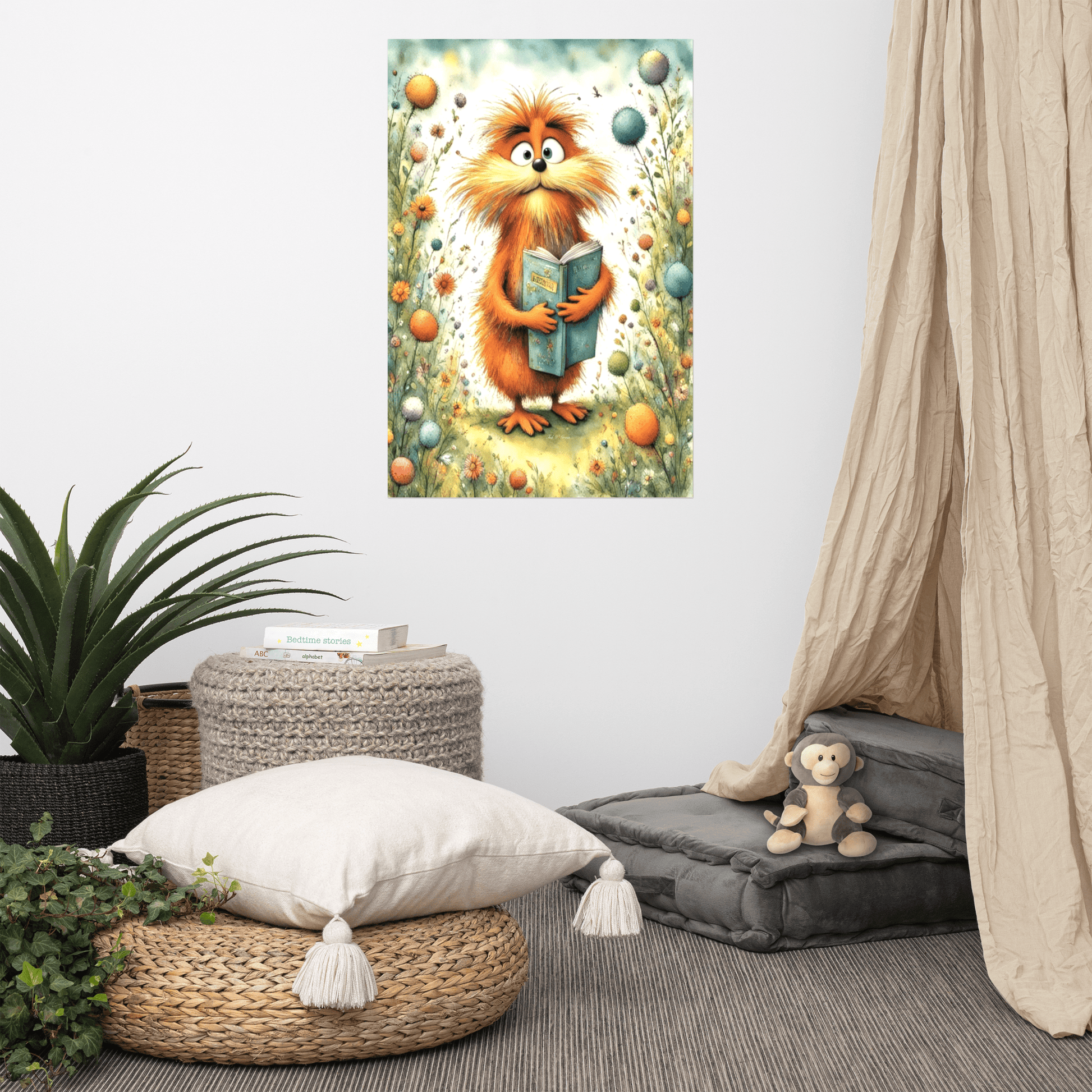 The Literary Lorax - Enhanced Matte Poster Home & Garden > Decor > Artwork > Posters, Prints, & Visual Artwork