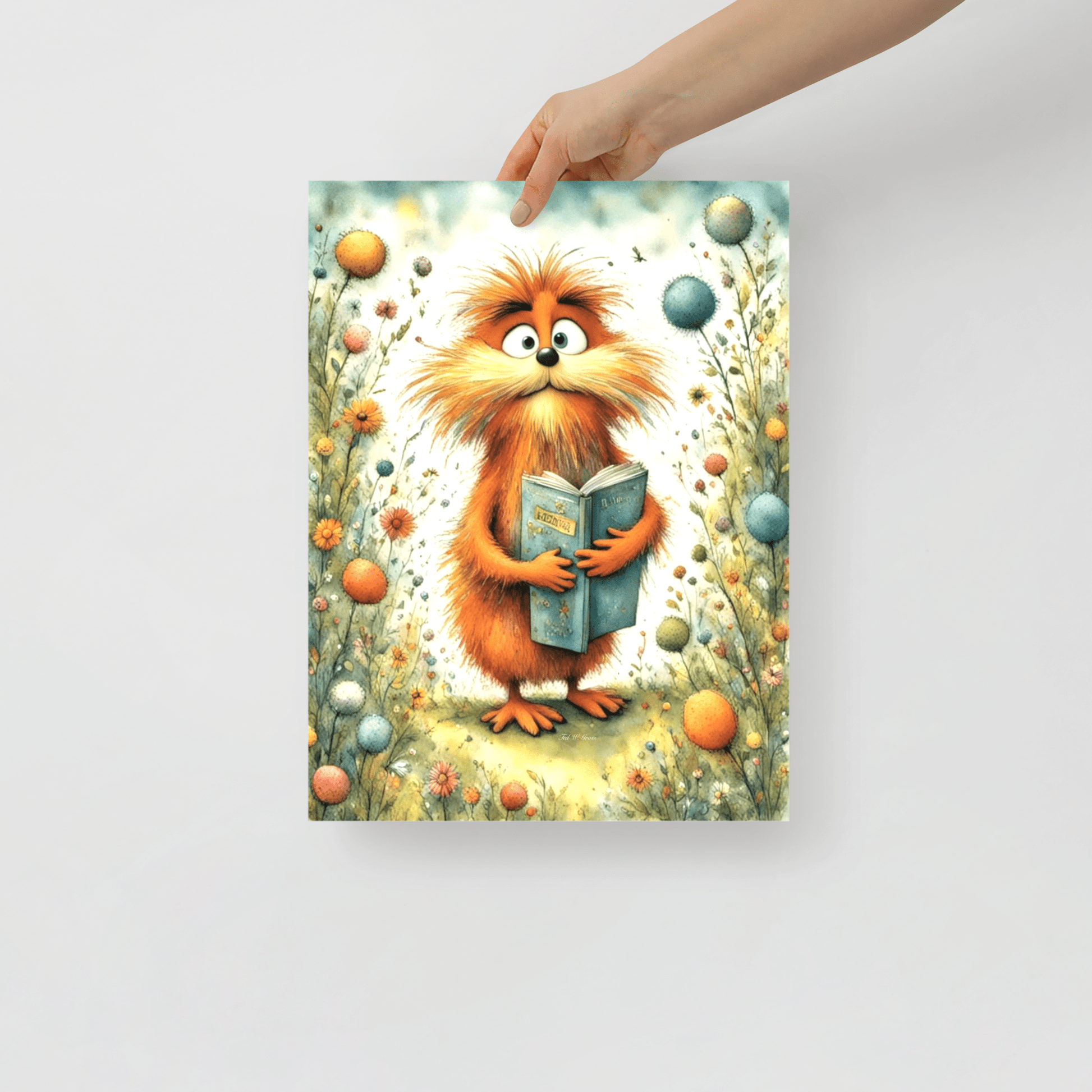 The Literary Lorax - Enhanced Matte Poster Home & Garden > Decor > Artwork > Posters, Prints, & Visual Artwork