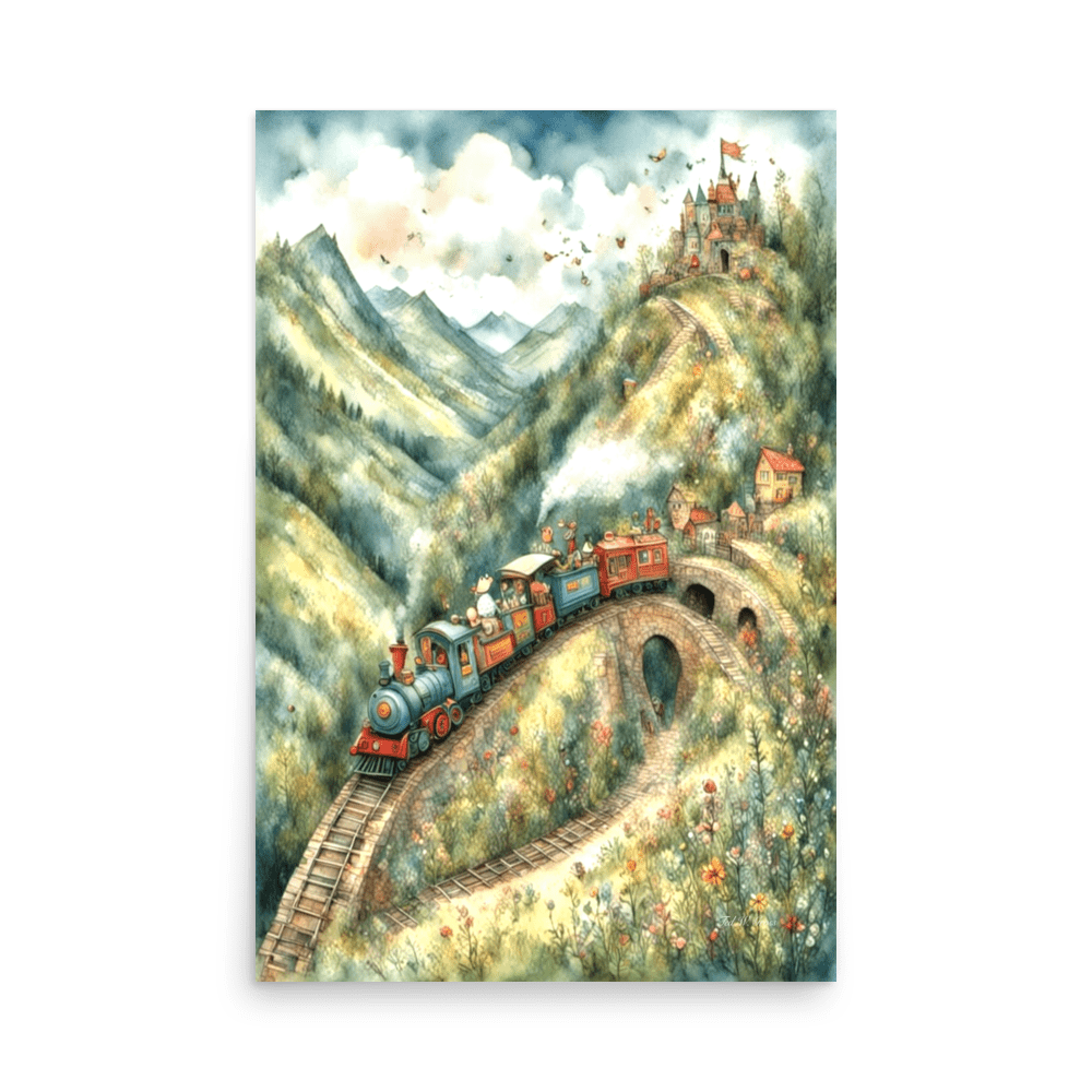 The Little Train That Could - Enhanced Matte Poster Home & Garden > Decor > Artwork > Posters, Prints, & Visual Artwork