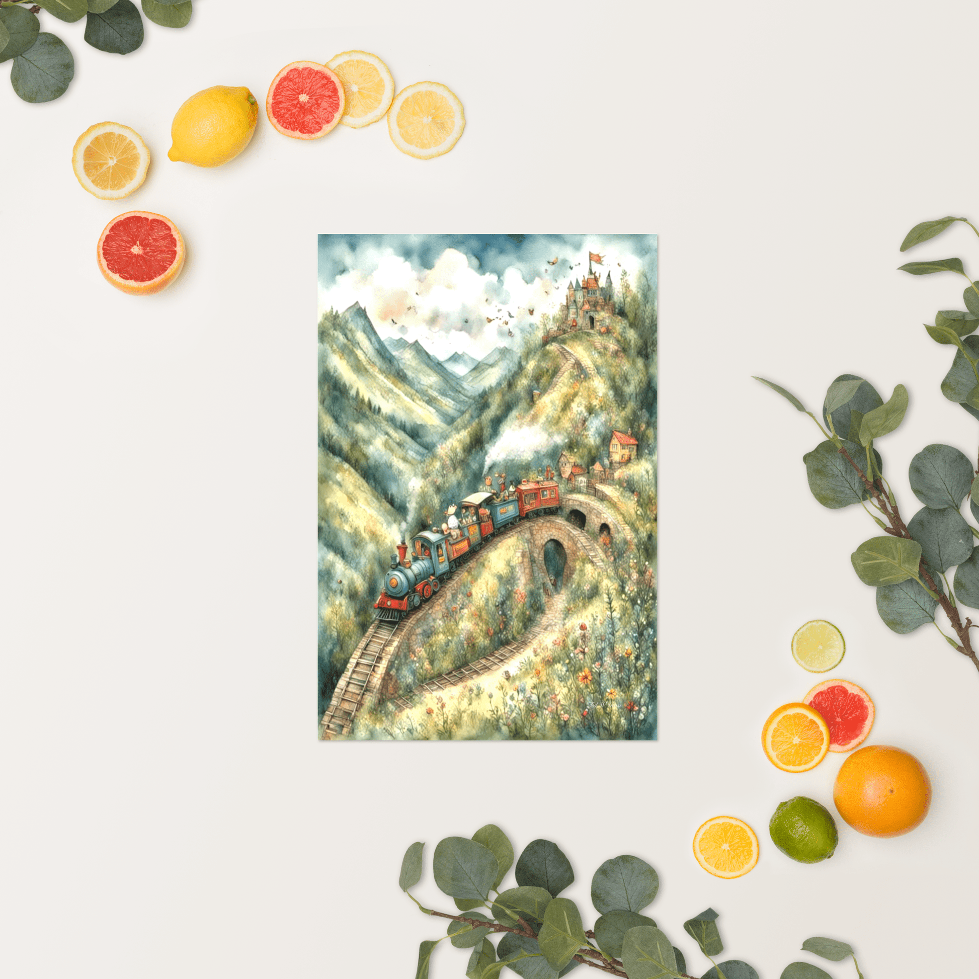 The Little Train That Could - Enhanced Matte Poster Home & Garden > Decor > Artwork > Posters, Prints, & Visual Artwork