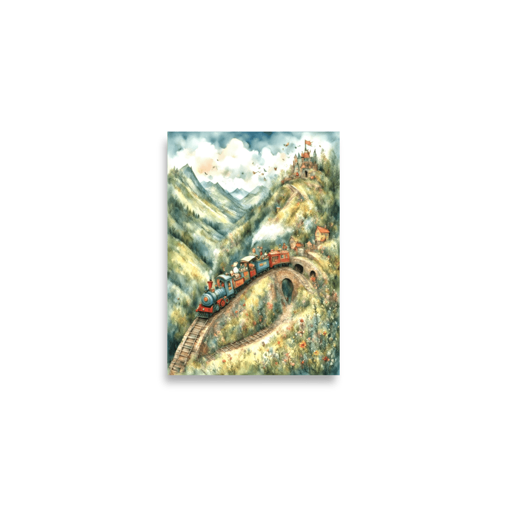 The Little Train That Could - Enhanced Matte Poster Home & Garden > Decor > Artwork > Posters, Prints, & Visual Artwork