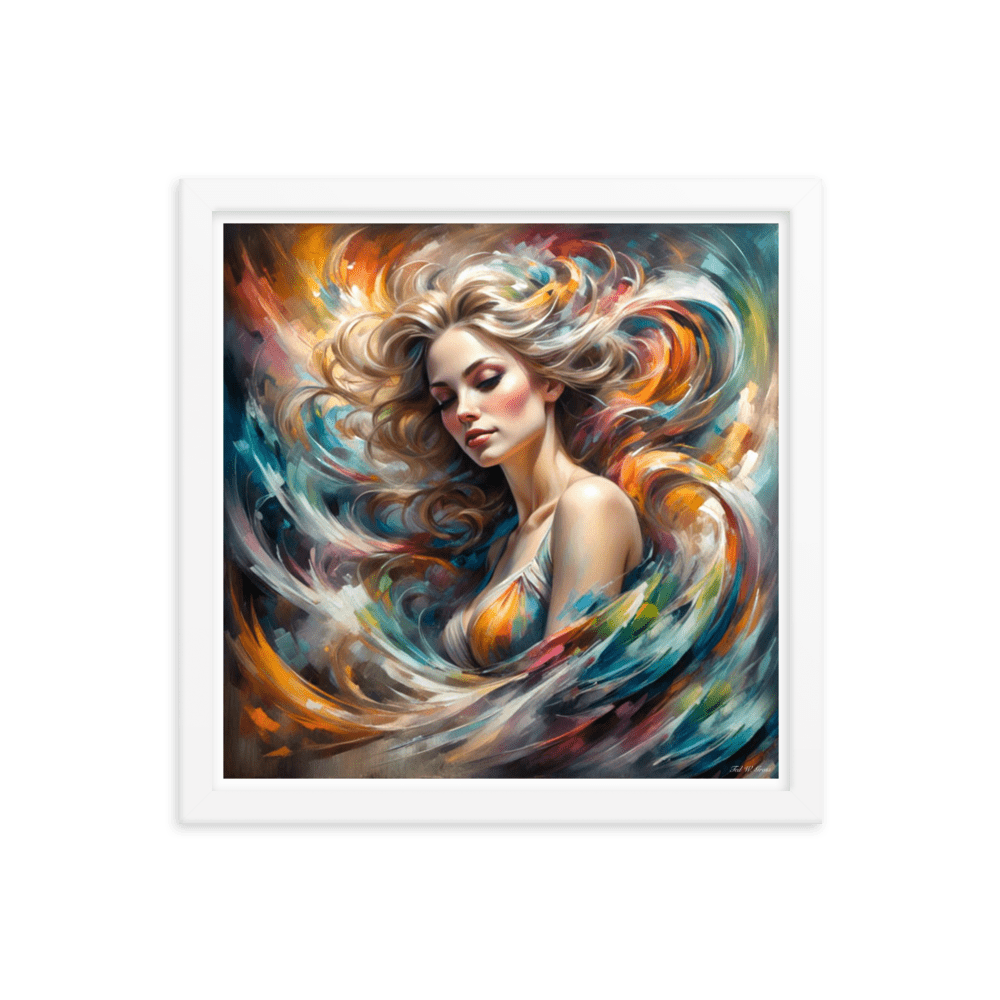 The Luminous Enigma - Framed Matte Poster Home & Garden > Decor > Artwork > Posters, Prints, & Visual Artwork