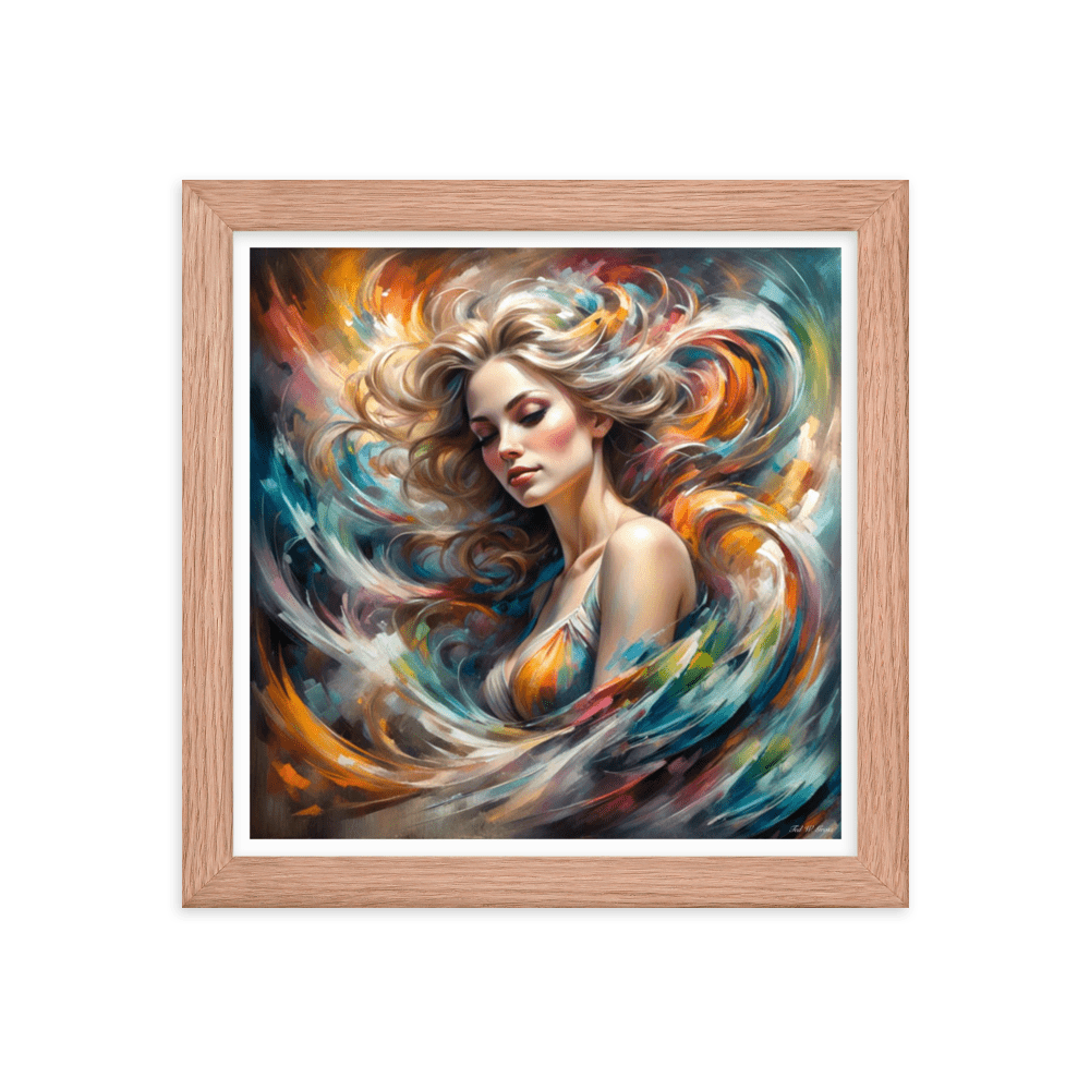 The Luminous Enigma - Framed Matte Poster Home & Garden > Decor > Artwork > Posters, Prints, & Visual Artwork