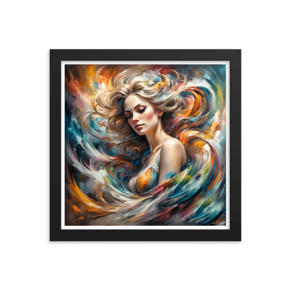 The Luminous Enigma - Framed Matte Poster Home & Garden > Decor > Artwork > Posters, Prints, & Visual Artwork