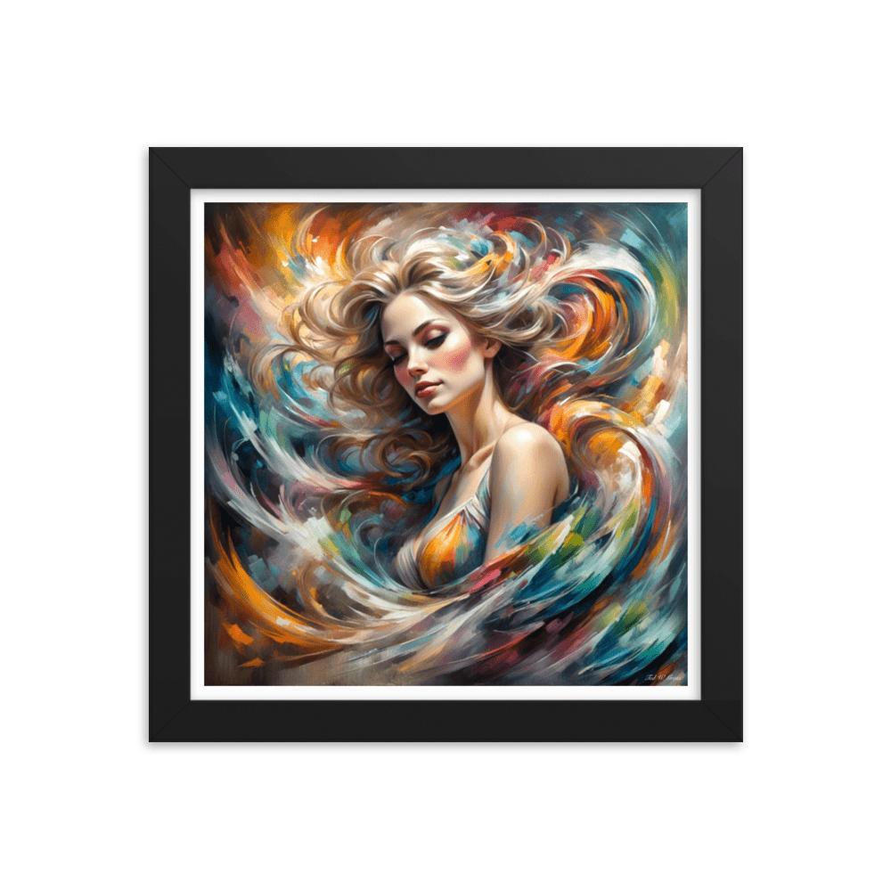 The Luminous Enigma - Framed Matte Poster Home & Garden > Decor > Artwork > Posters, Prints, & Visual Artwork