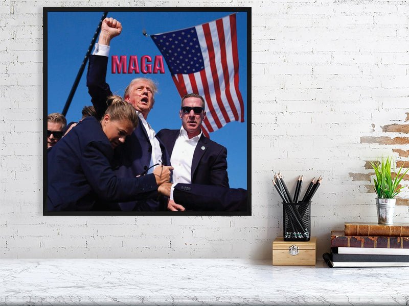 Trump MAGA - High Quality Giclee Print Home & Garden > Decor > Artwork > Posters, Prints, & Visual Artwork