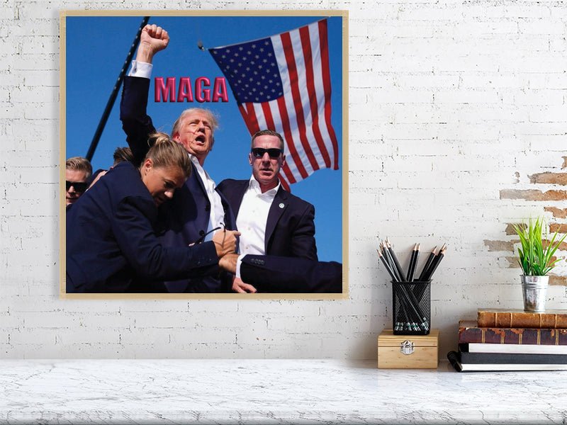 Trump MAGA - High Quality Giclee Print Home & Garden > Decor > Artwork > Posters, Prints, & Visual Artwork