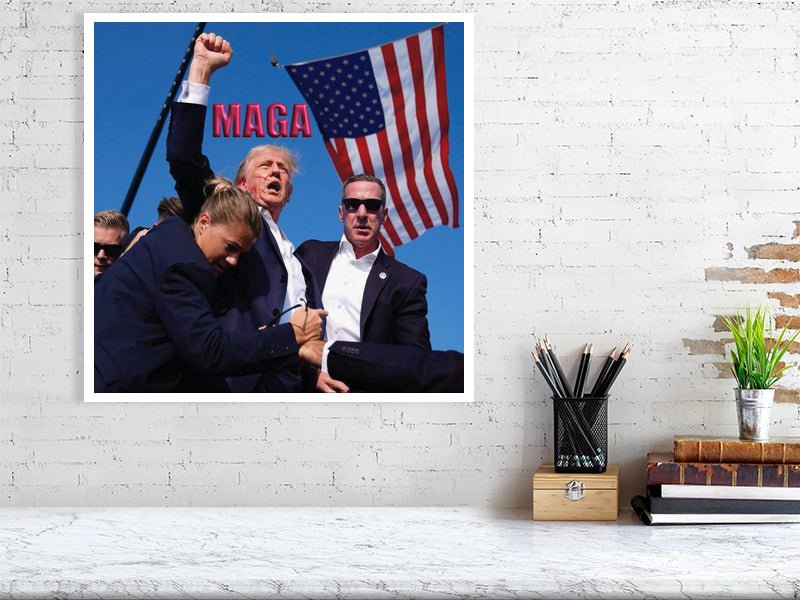 Trump MAGA - High Quality Giclee Print Home & Garden > Decor > Artwork > Posters, Prints, & Visual Artwork