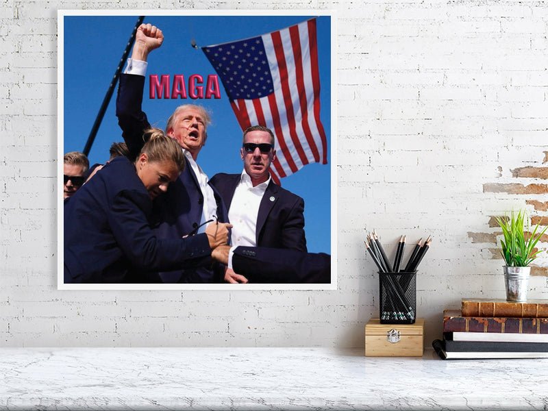 Trump MAGA - High Quality Giclee Print Home & Garden > Decor > Artwork > Posters, Prints, & Visual Artwork