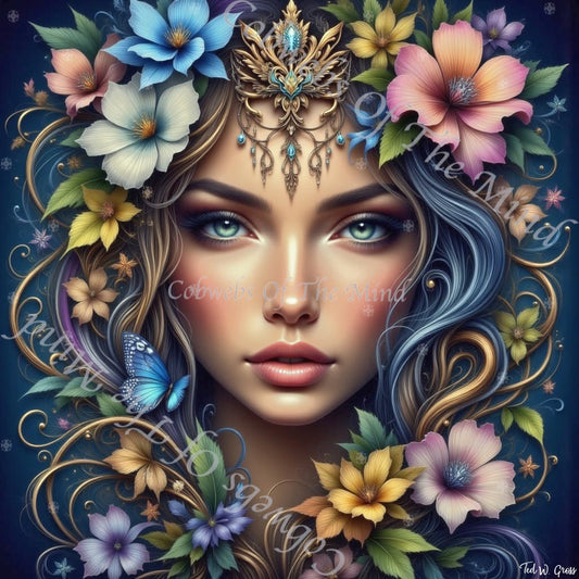 Velvet Tiara - OpenSea Feminine Mosaic NFT 1 - Drop - Cobwebs Of The Mind
