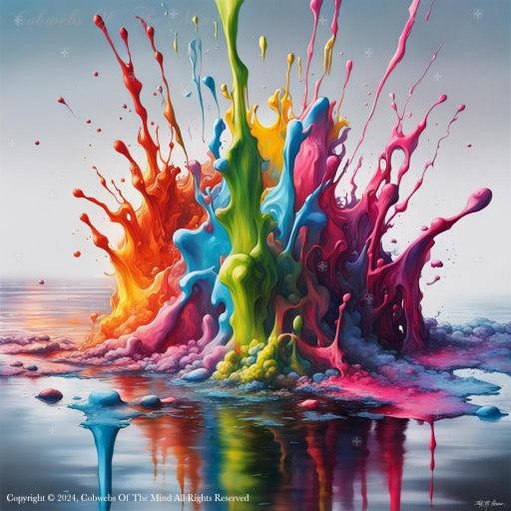 Vibrant Colors On the Lake color fantasy vibrant Digital Art