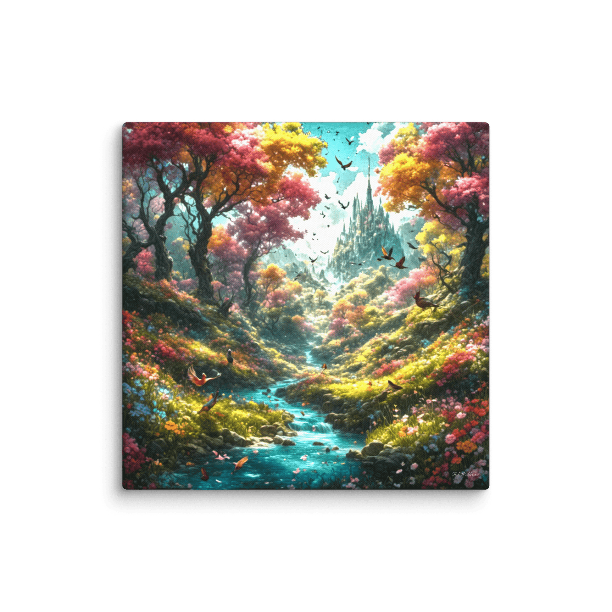 Vivid Woodlands - Canvas Print Home & Garden > Decor > Artwork > Posters, Prints, & Visual Artwork