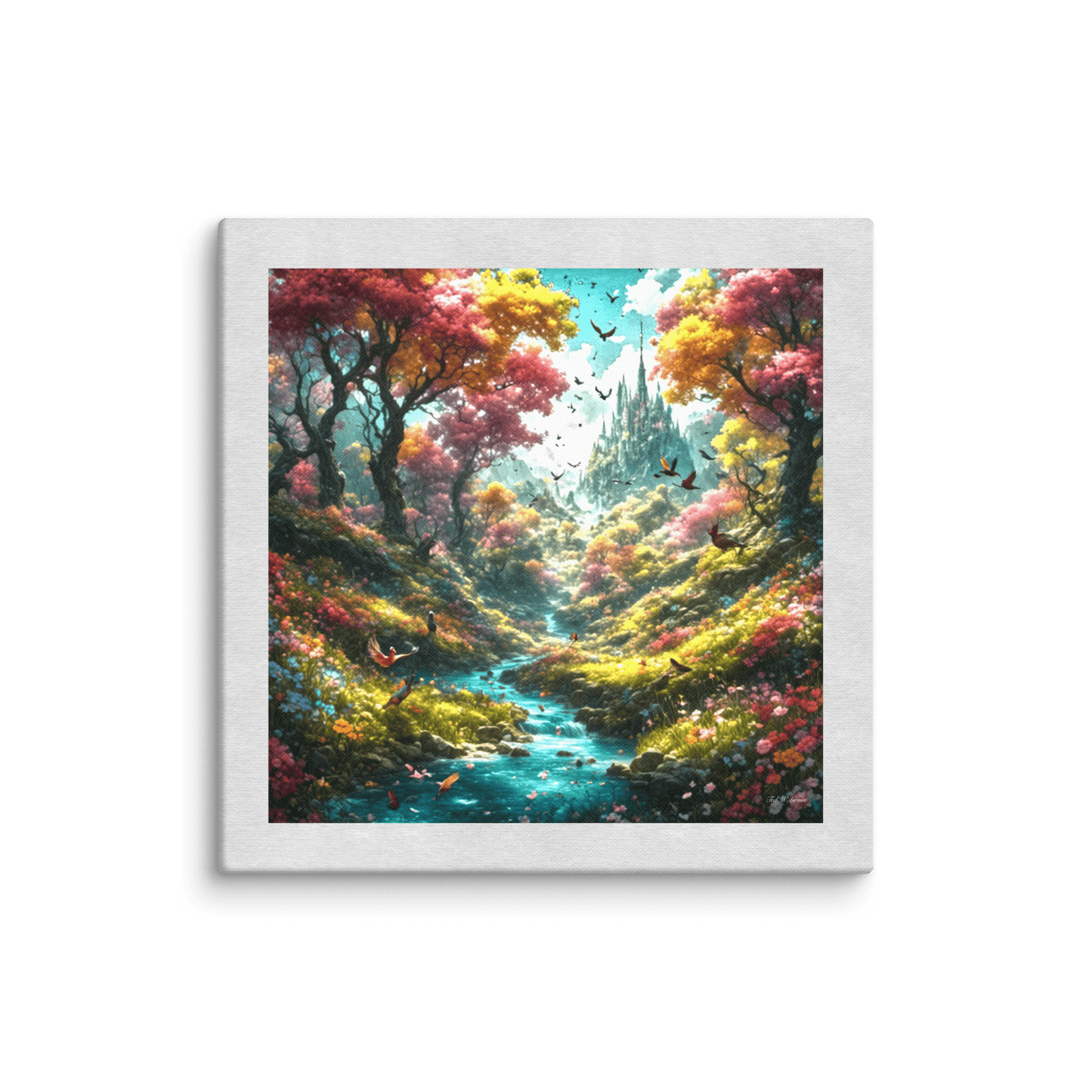 Vivid Woodlands - Canvas Print Home & Garden > Decor > Artwork > Posters, Prints, & Visual Artwork