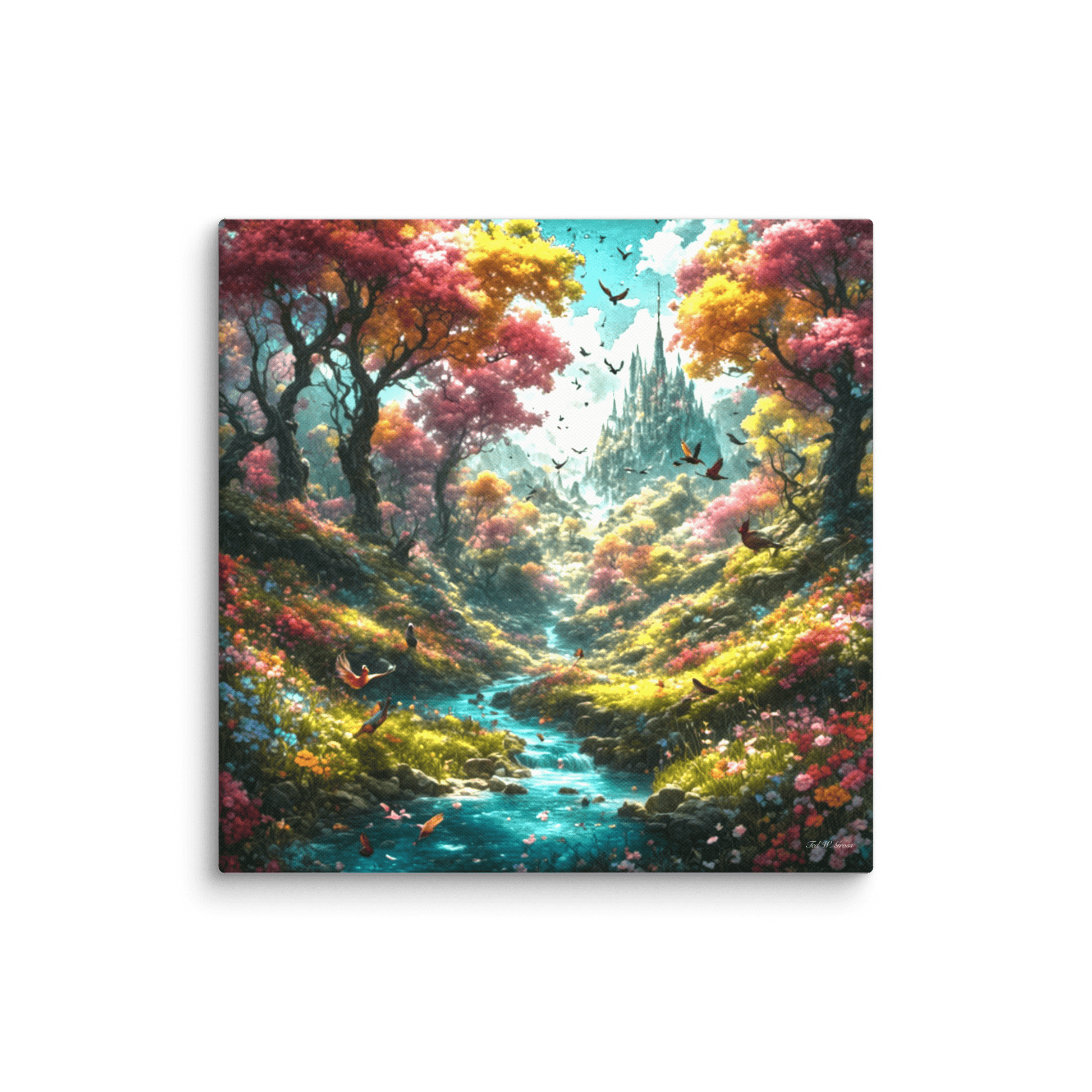 Vivid Woodlands - Canvas Print Home & Garden > Decor > Artwork > Posters, Prints, & Visual Artwork