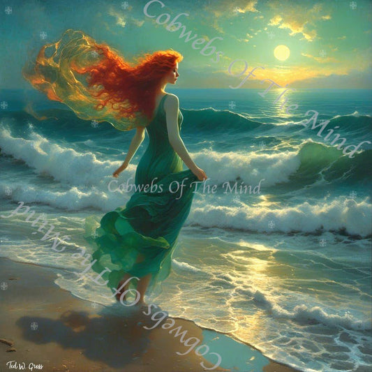 Wave Song - OpenSea Feminine Mosaic NFT 1 - Drop - Cobwebs Of The Mind