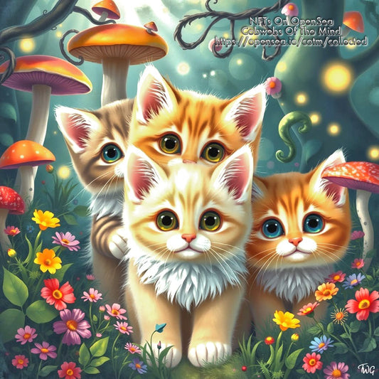 WEC #0033 - OpenSea NFT Wide - Eyed Cuties Legendary 1 - Drop - Cobwebs Of The Mind