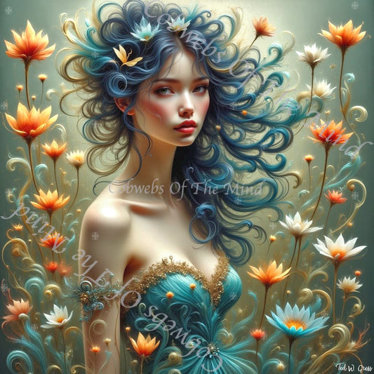 WildFlorish 126 - WildFlorish NFT Legendary 1 - Drop - Cobwebs Of The Mind