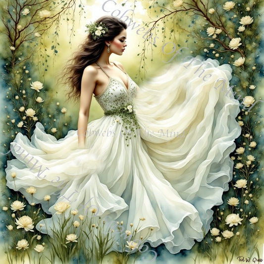 Woodland Ballet - OpenSea Feminine Mosaic NFT 1 - Drop - Cobwebs Of The Mind